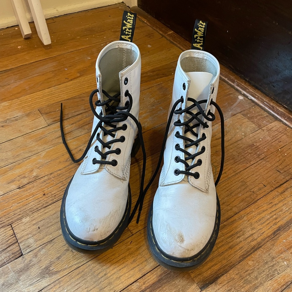white doc martens
